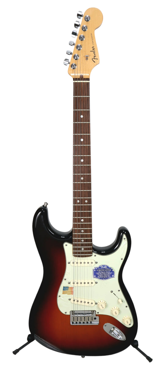 ギター Fender American Deluxe Stratocaster Guitarra Eléctrica Fender Stratocaster American Deluxe Sunburst