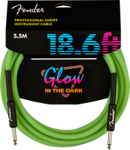 Cargar imagen en el visor de la galería, Cable para Instrumentos de 18.6ft con Punta Recta Fender Professional Series Glow in the Dark