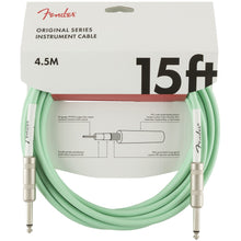 Cargar imagen en el visor de la galería, Cable para Instrumentos de 15ft con Punta Recta Fender Original Series - Colores Variados