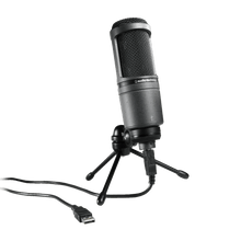 Cargar imagen en el visor de la galería, Paquete para Streaming/Podcast Audio Technica AT2020USB+PK