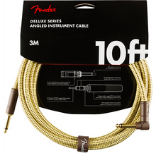Cargar imagen en el visor de la galería, Cable para Instrumentos de 10ft con Punta en Ángulo Fender Deluxe Series