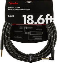 Cargar imagen en el visor de la galería, Cable para Instrumentos de 18.6ft con Punta en Ángulo Fender Deluxe Series