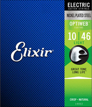 Load image into Gallery viewer, Elixir Optiweb Nickel Plated Steel 10-46 Electric Guitar Strings