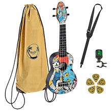 Cargar imagen en el visor de la galería, Paquete de Ukelele Soprano Ortega Keiki K2 Series