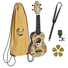 Cargar imagen en el visor de la galería, Paquete de Ukelele Soprano Ortega Keiki K2 Series