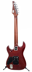 Guitarra Eléctrica Soloking MS-1 Custom 22 HH Flame Flat Top Fire Wakesurf Fishman Afluence Edition