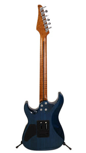 Guitarra Eléctrica Soloking MS-1 Custom 24 HSS Quilt FMN Turquoise Wakesurf