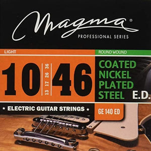 Cuerdas para Guitarra Eléctrica Magma COATED Nickel Plated 10-46 (GE140ED)