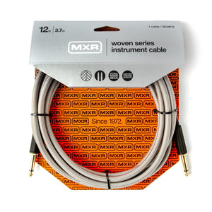 Cable de Instrumento de 12ft MXR Woven Series DCIW12