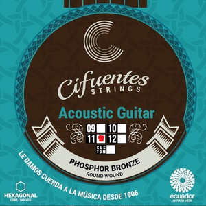 Acoustic Guitar Strings Cifuentes Strings JD Phosphor Bronze 11-52