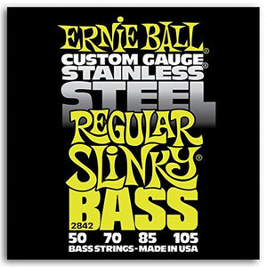 Cuerdas de Bajo Ernie Ball Regular Slinky Stainless Steel 50-105