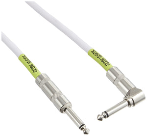 Cable Patch Individual 1.5ft Ernie Ball Angle to Straight Blanco