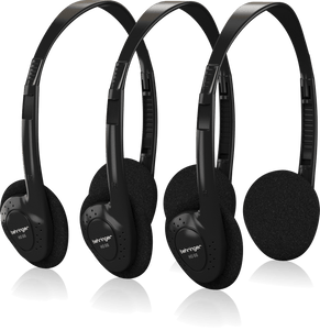 Pack de 3 Audífonos Behringer HO 66