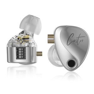 Audífonos Monitor In Ear KZ Castor Silver Harman Target
