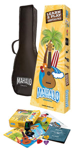 Paquete de Ukelele Soprano Mahalo Kahiko Learn 2 Play Pack