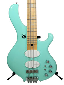 Bajo Activo Maruszczyk Frog Omega 4 Headless Sea Foam Green 2017
