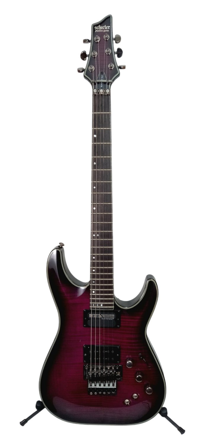 Guitarra Eléctrica Schecter Diamond Series Blackjack SLS C-1 FR Trans Purple Burst