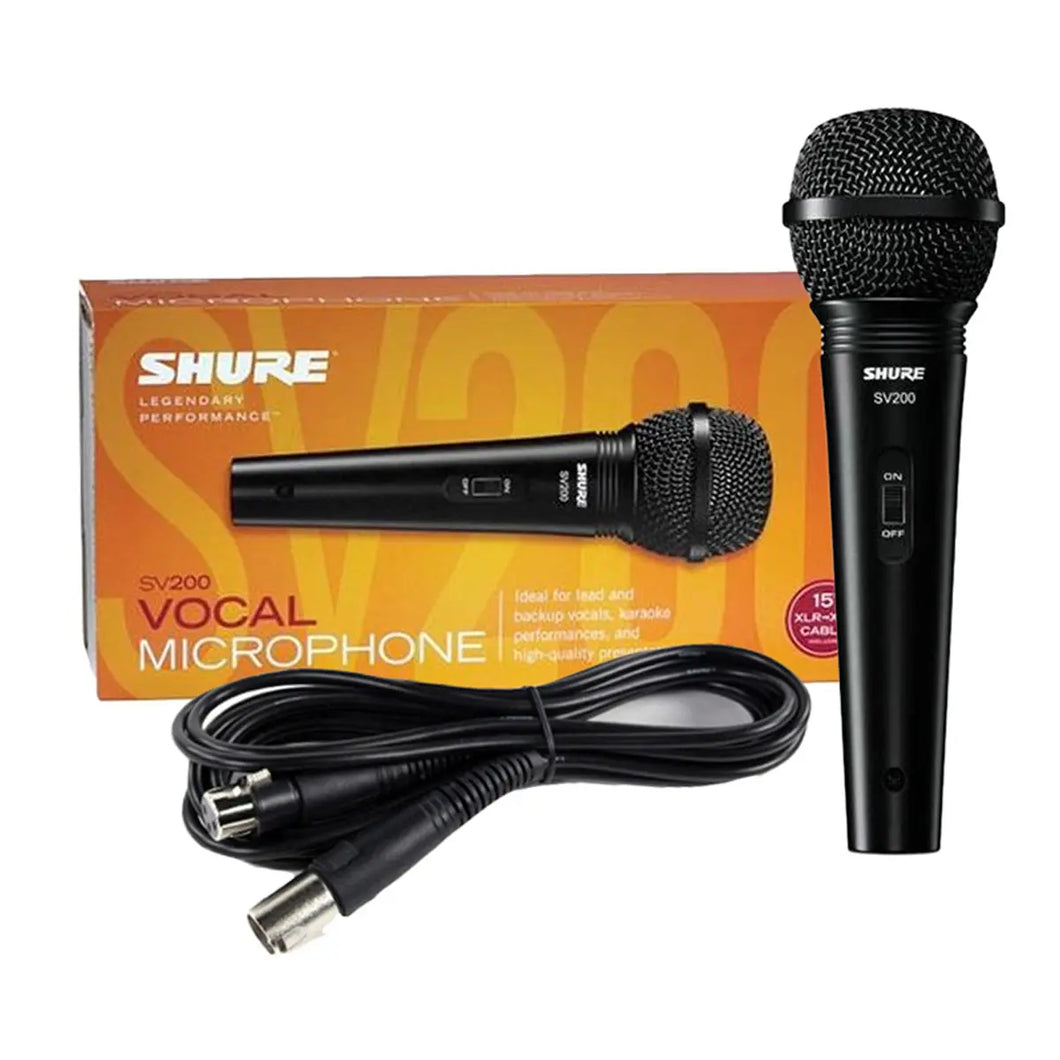 Shure SV200 Cardioid Dynamic Handheld Microphone 