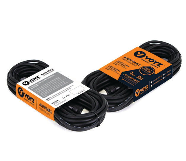 Cable de Micrófono Voyz XLRM-XLRF de 20ft VZ-MD18