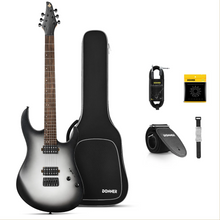 Load image into Gallery viewer, Paquete de Guitarra Eléctrica Donner DMT-100 Silver Burst

