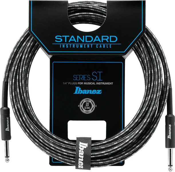 Cable de Instrumento Ibanez Serie SI Woven Gris