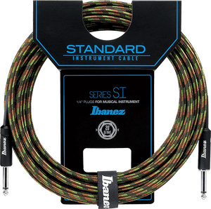 Cable de Instrumento Ibanez Serie SI Woven Verde