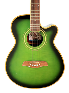 Guitarra Electroacústica Washburn Oscar Schmidt Greenburst