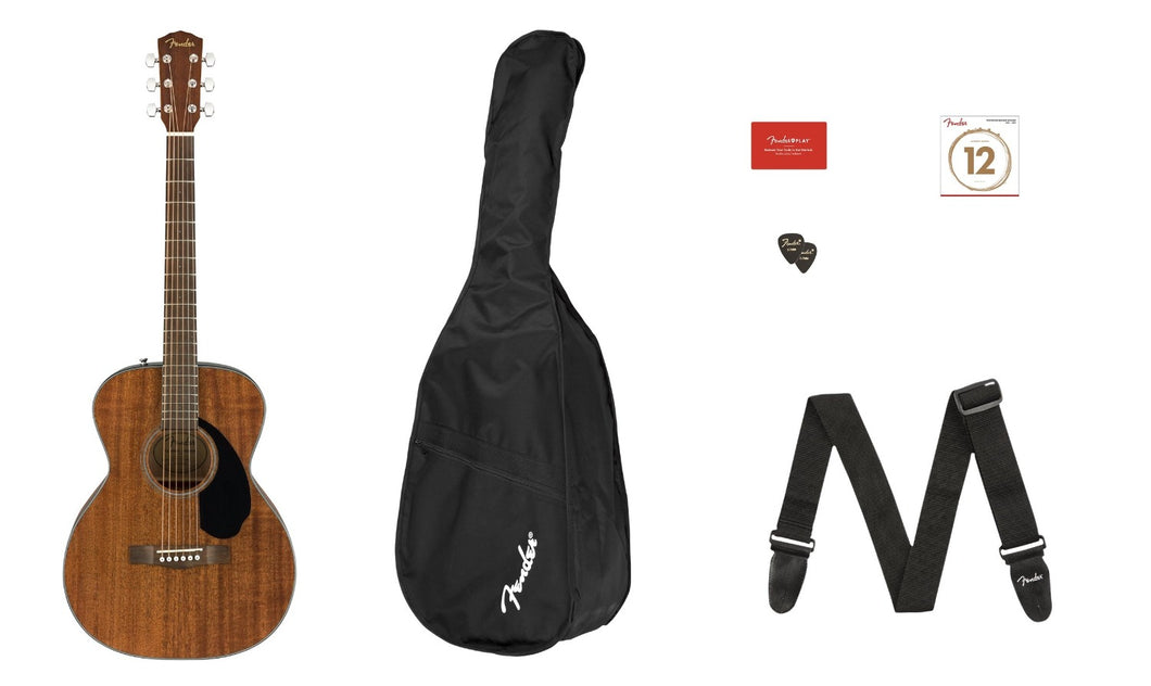 Fender CC-60S Concert Pack V2 Acoustic Guitar Bundle