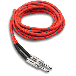 18ft Instrument Cable with Straight Tip Hosa Cloth Cable