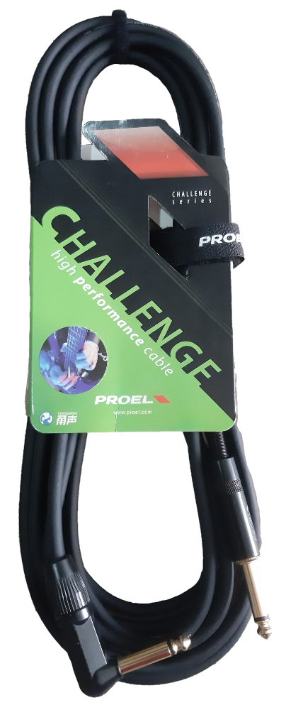 Cable para Instrumento con Punta en L Proel Challenge 120 - Tamaños Variados