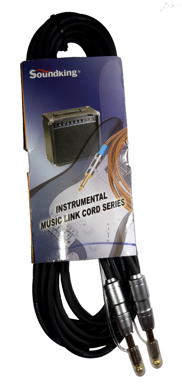 20ft Instrument Cable with Straight Tip Soundking BC835