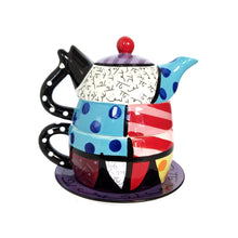 Load image into Gallery viewer, Britto Giftcraft Collection 2008 Tea for One Teapot - Cat
