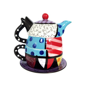 Britto Giftcraft Collection 2008 Tea for One Teapot - Cat