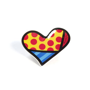 Britto Giftcraft Collection 2010 Heart Tea Bag Holder Saucer