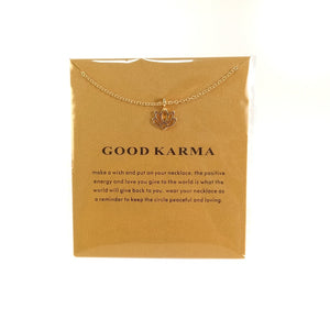 Karma Series Necklace - Good Karma