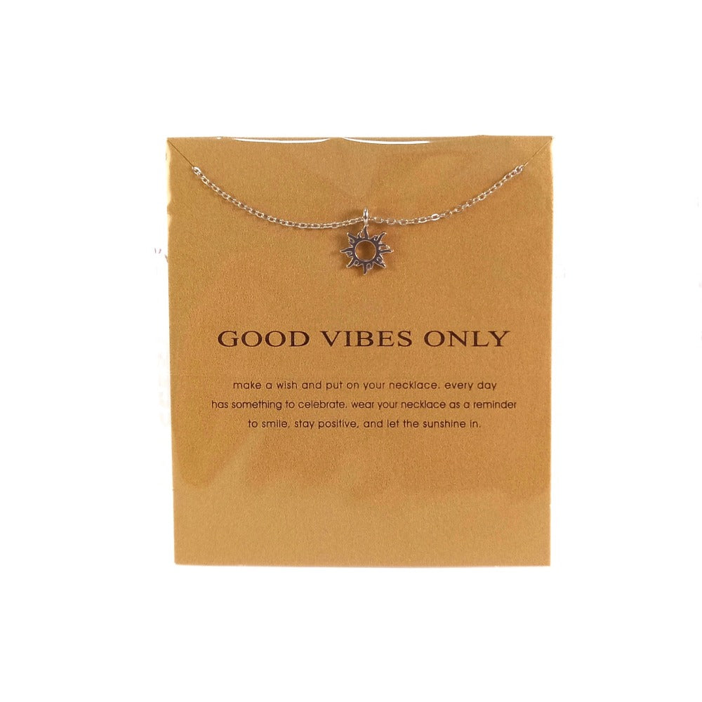 Karma Series Necklace - Good Vibes Only