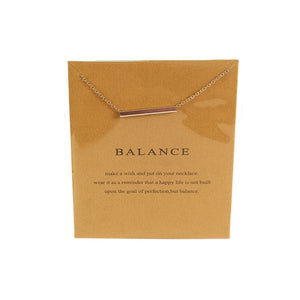 Karma Series Necklace - Balance