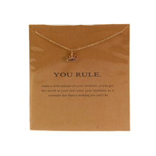 Cargar imagen en el visor de la galería, Collar Serie Karma - You Rule
