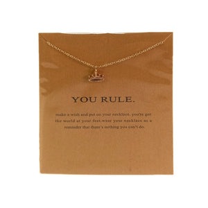 Karma Series Necklace - You Rule