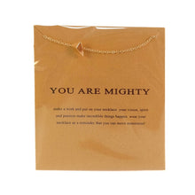 Load image into Gallery viewer, Karma Series Necklace - You Are Mighty
