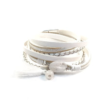 Load image into Gallery viewer, Embellished Roll-Up Magnet Bracelet
