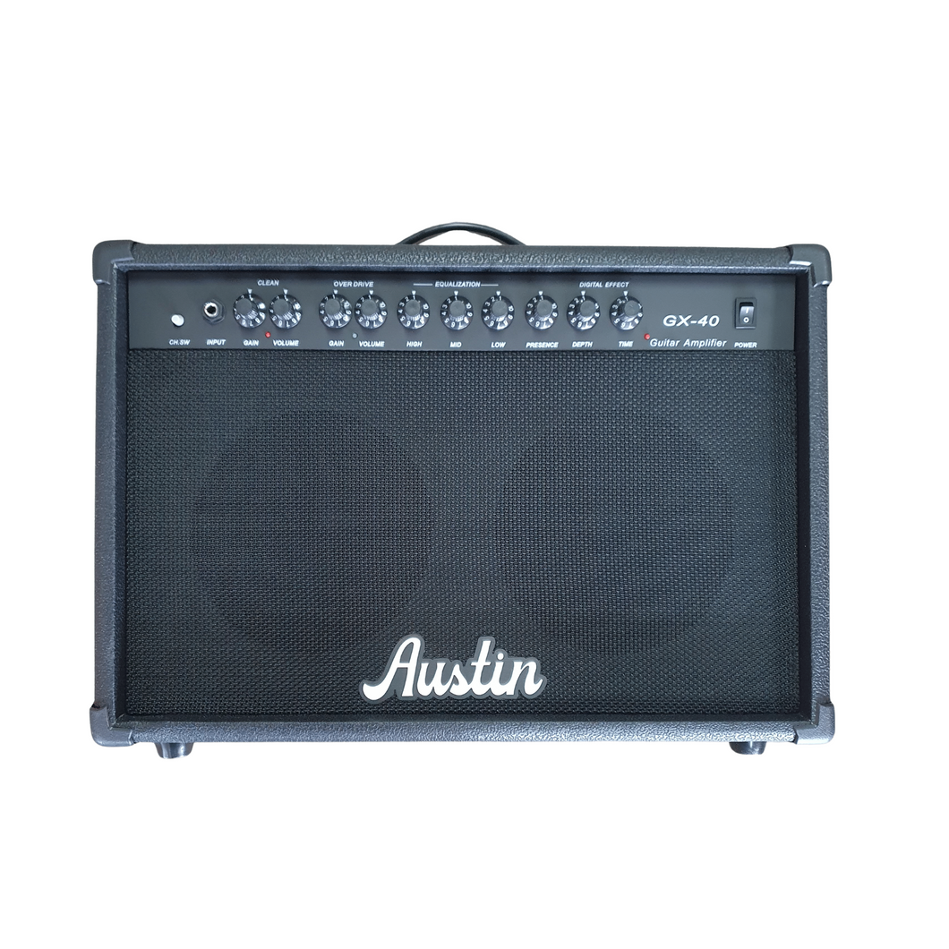Guitar Amplifier 40 Watts, With Reverb Austin GX-40