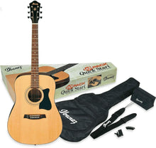 Load image into Gallery viewer, Ibanez IJV50 JamPack Quickstart Acoustic Guitar Bundle
