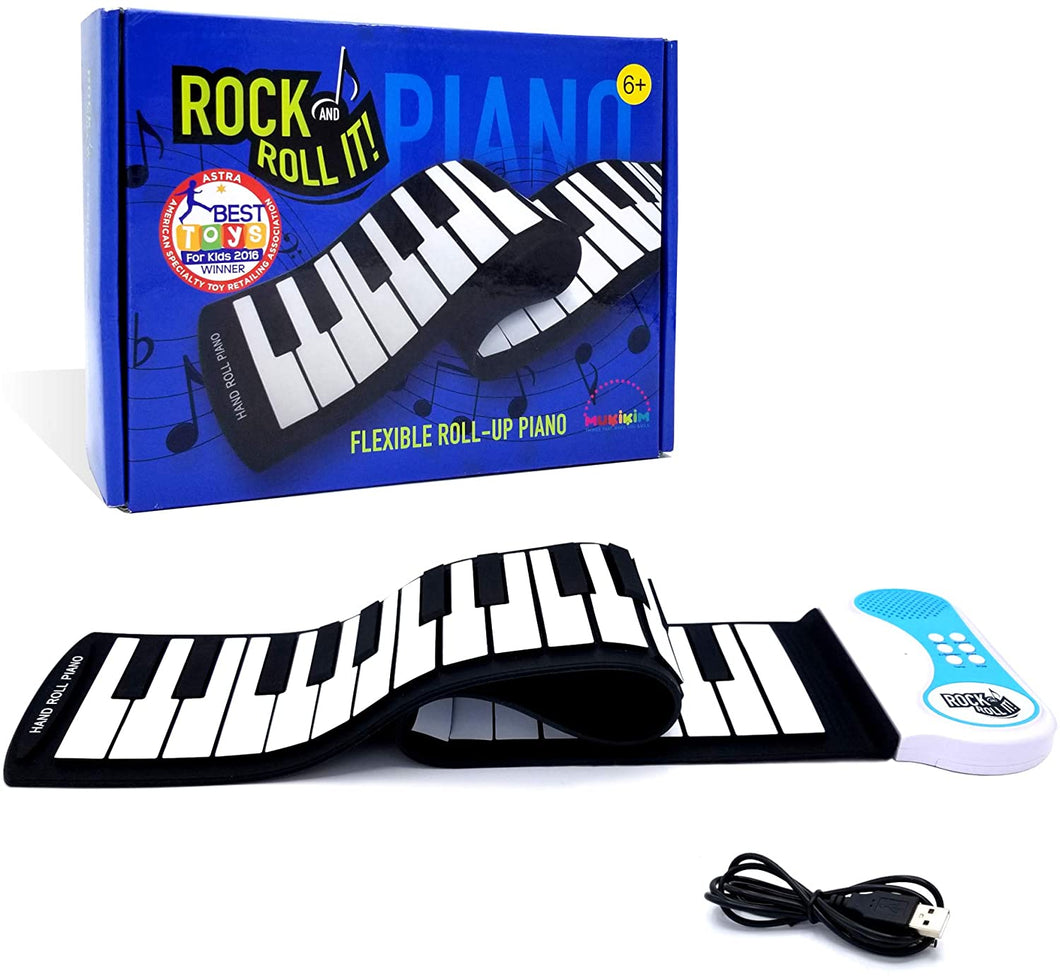 Teclado Enrollable de 49 Teclas Mukikim Rock and Roll It! Piano