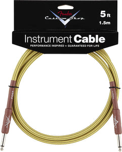 Cable para Instrumentos de 5ft con Punta Recta Fender Custom Shop Tweed
