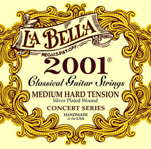 Classical Guitar Strings La Bella Concert 2001 Series Medium High Tension