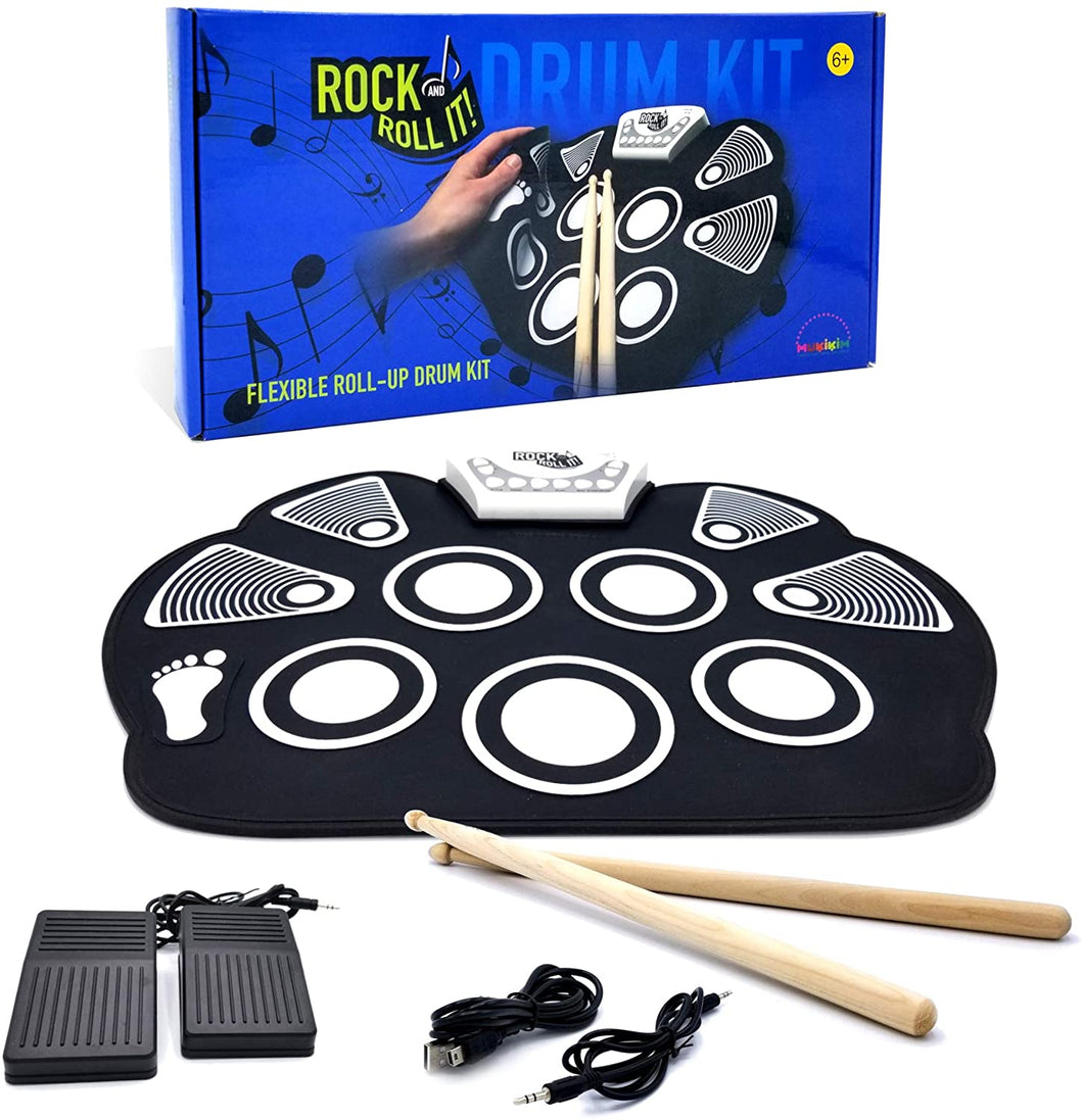 Mukikim Rock and Roll It! Roll-up Toy Drum Drum kit