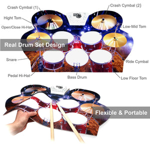 Mukikim Rock and Roll It! Roll-up Toy Drum Live!