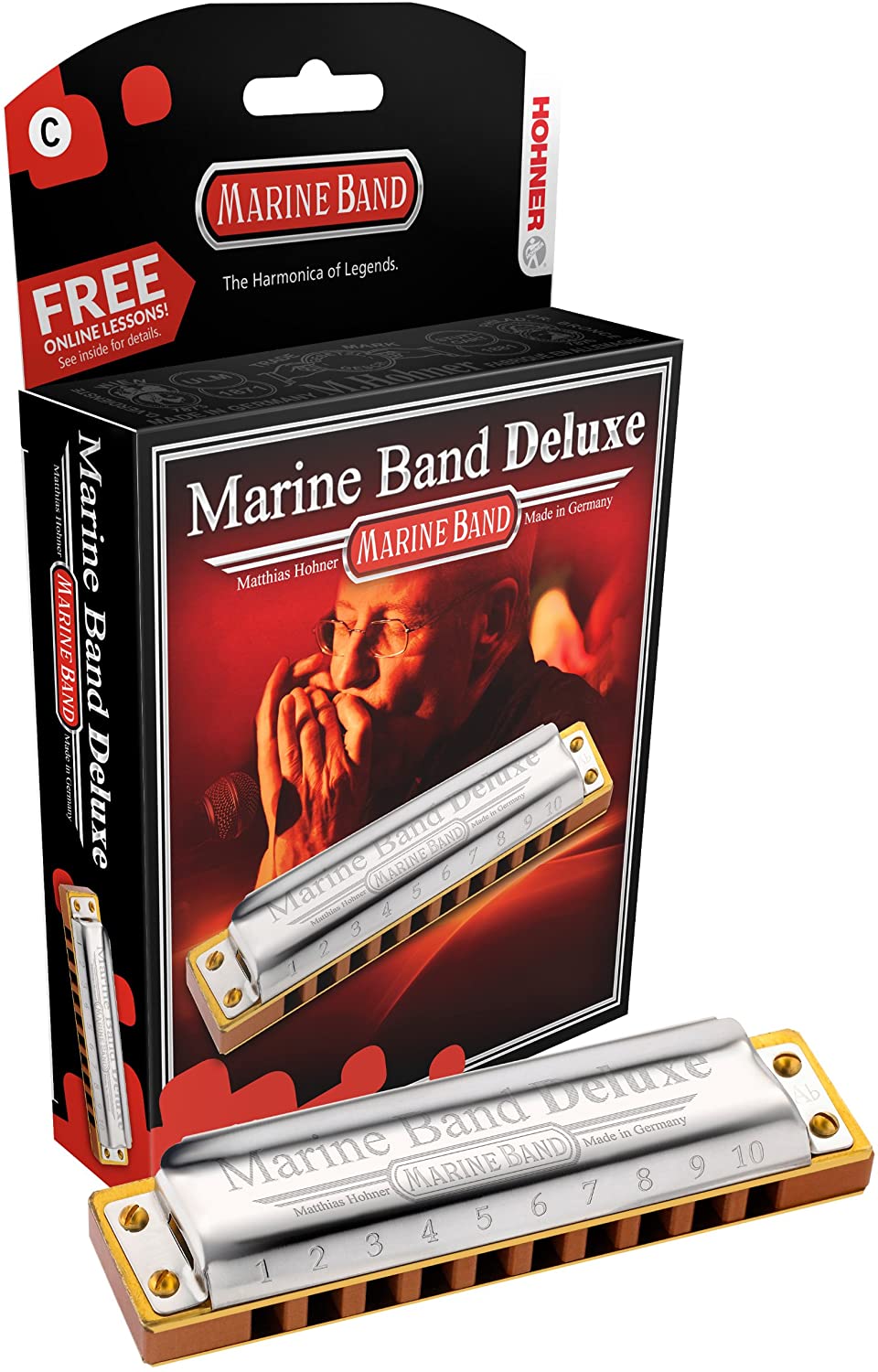 Armónica Hohner Marine Band Deluxe