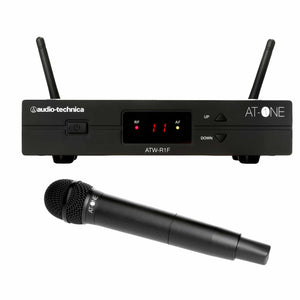 Audio Technica AT-One ATW-R1/ATW-T3 UHF Wireless System with Microphone and Receiver
